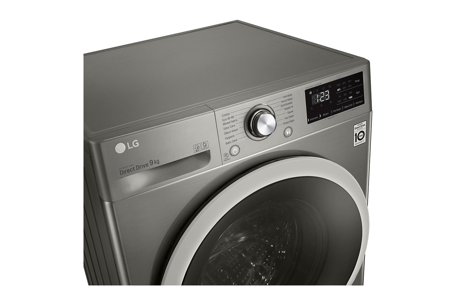 LG 9kg Washing Machine Graphite AI DD™, FAV309SNE