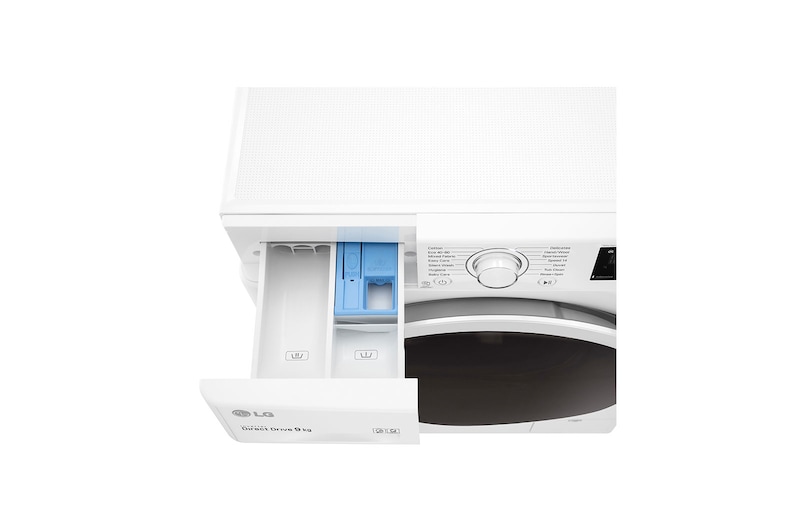 LG 9kg AI DD™ Washing Machine, White, FAV309WNE