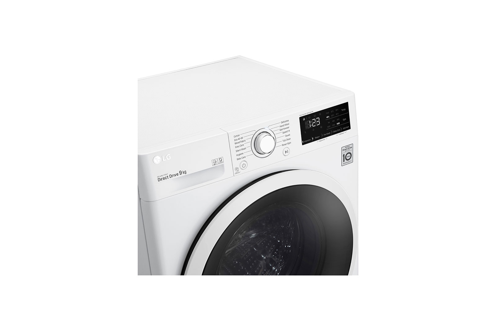 LG 9kg AI DD™ Washing Machine, White, FAV309WNE