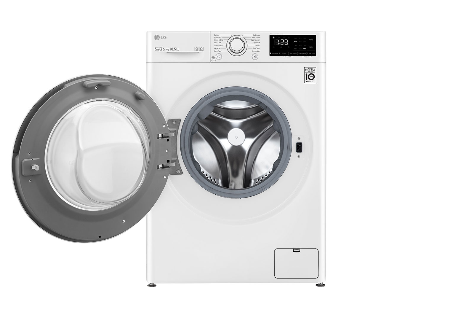 LG 10.5kg Washing Machine White AI DD™, FAV310WNE