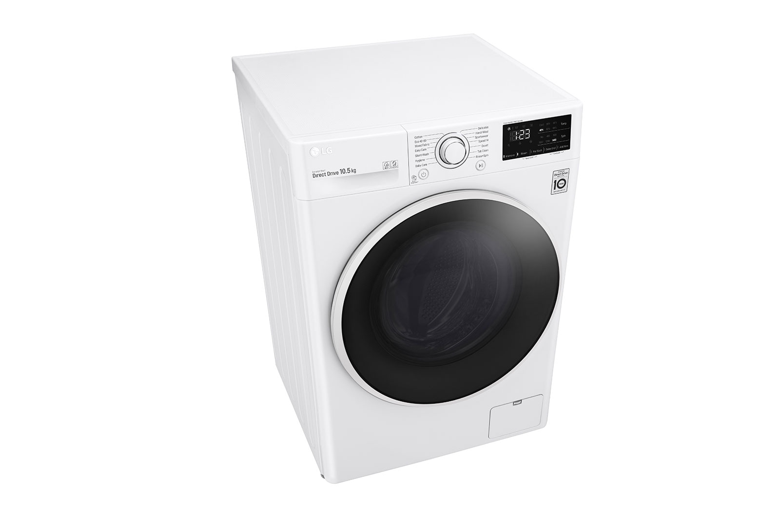 LG 10.5kg Washing Machine White AI DD™, FAV310WNE