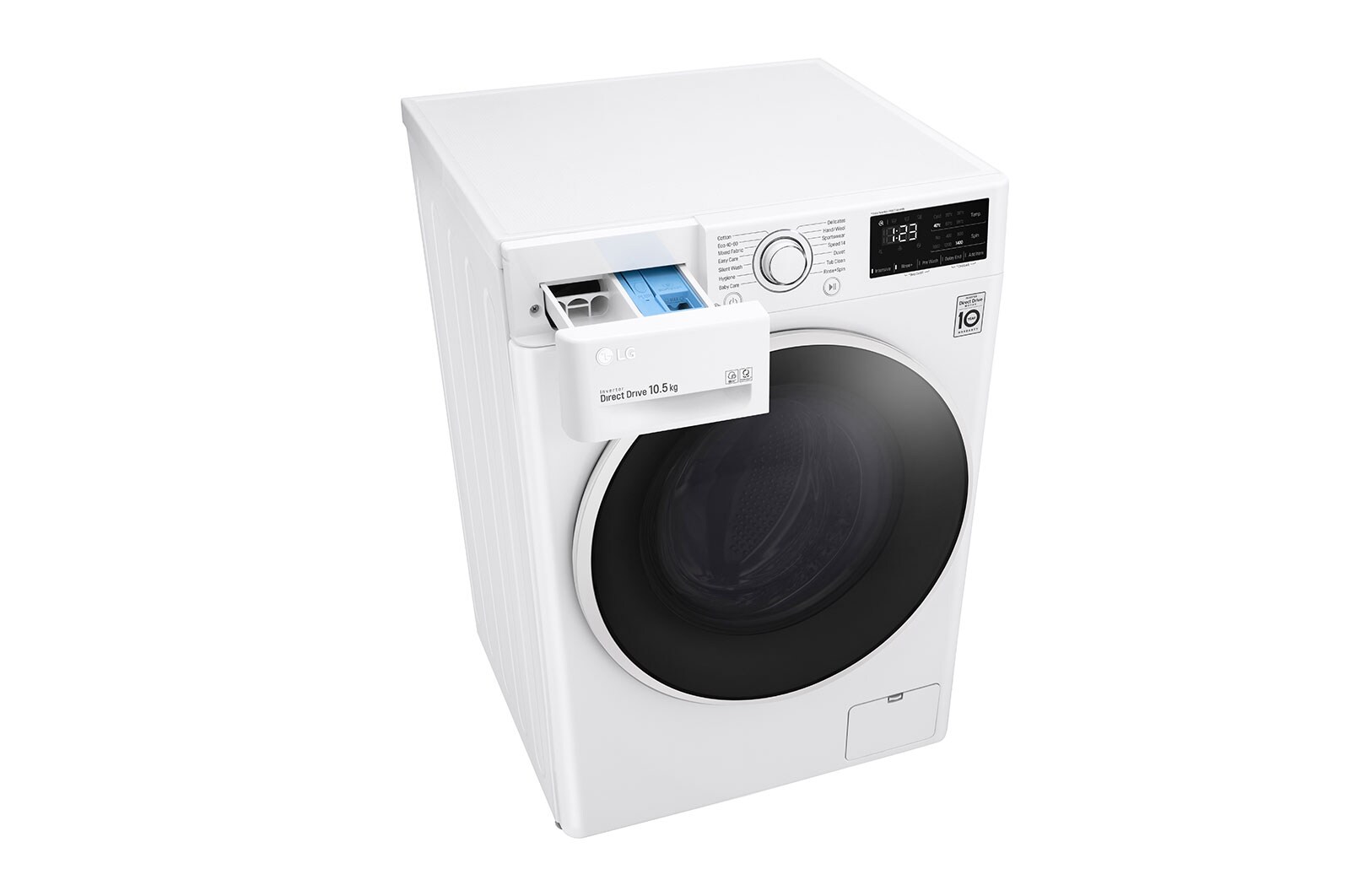 LG 10.5kg Washing Machine White AI DD™, FAV310WNE