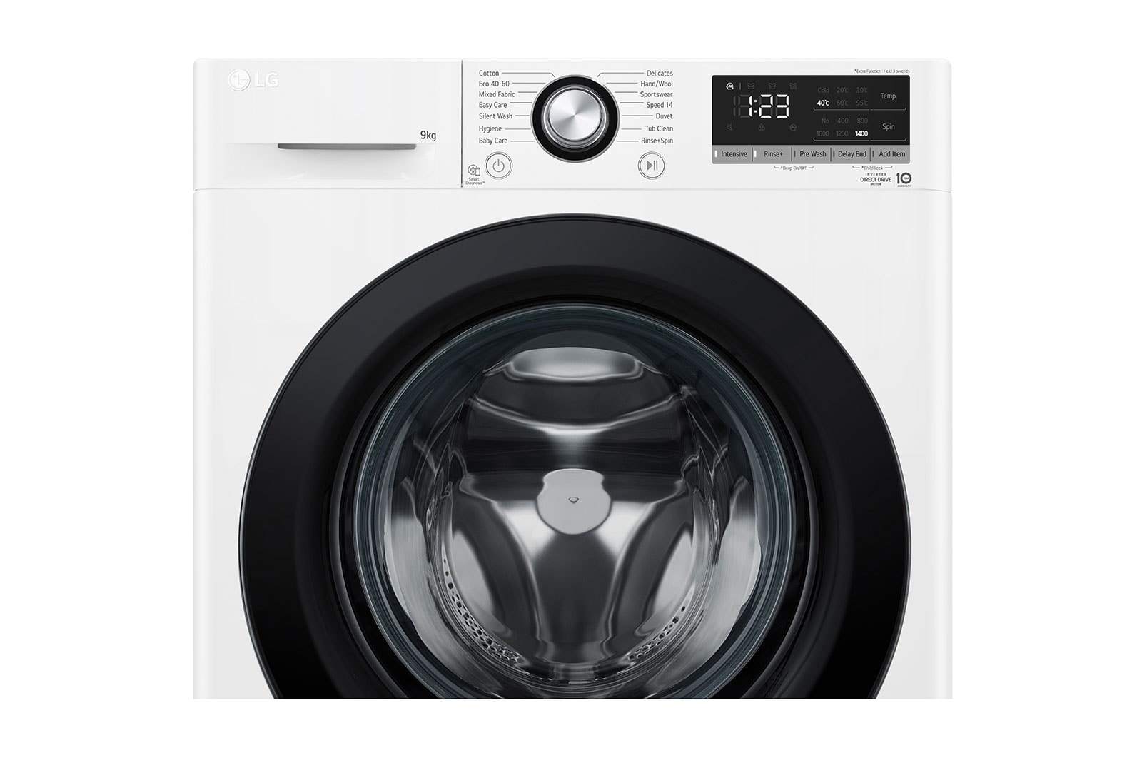 LG Direct Drive | 9kg | Washing Machine | 1360 rpm | AI DD™ | White, FCV309WNE