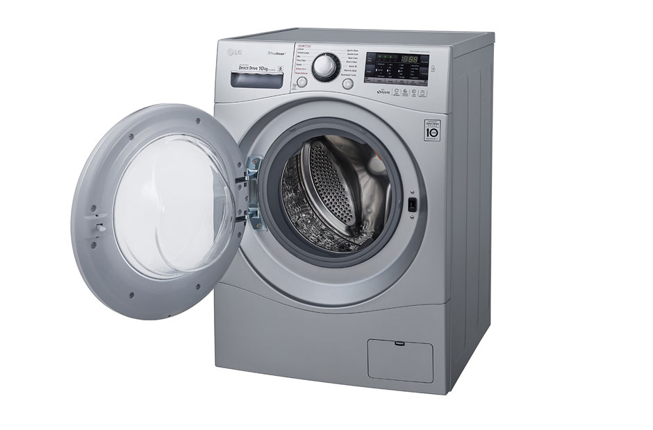 LG 10kg 6 Motion DD Silver Washing Machine, FH4A8JDS4