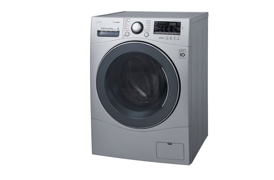 LG 10kg 6 Motion DD Silver Washing Machine, FH4A8JDS4