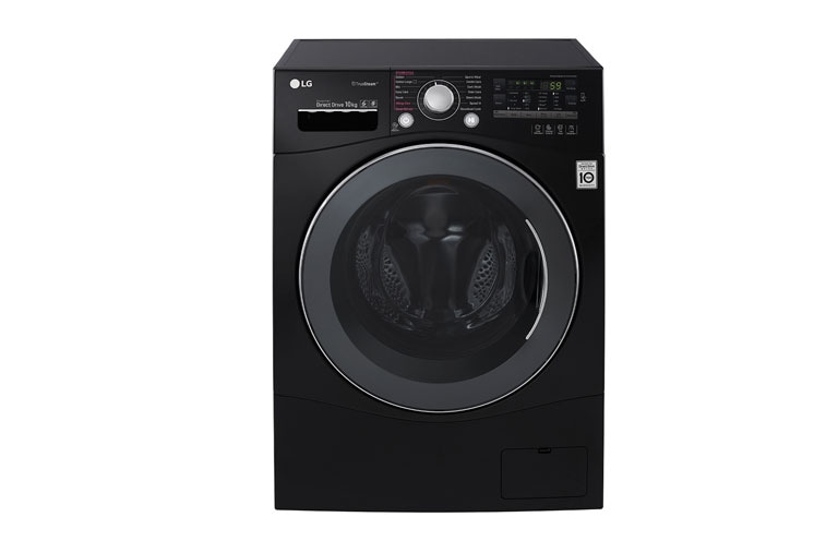 LG 10KG 6 MOTION DD BLACK WASHING MACHINE, FH4A8JDS8