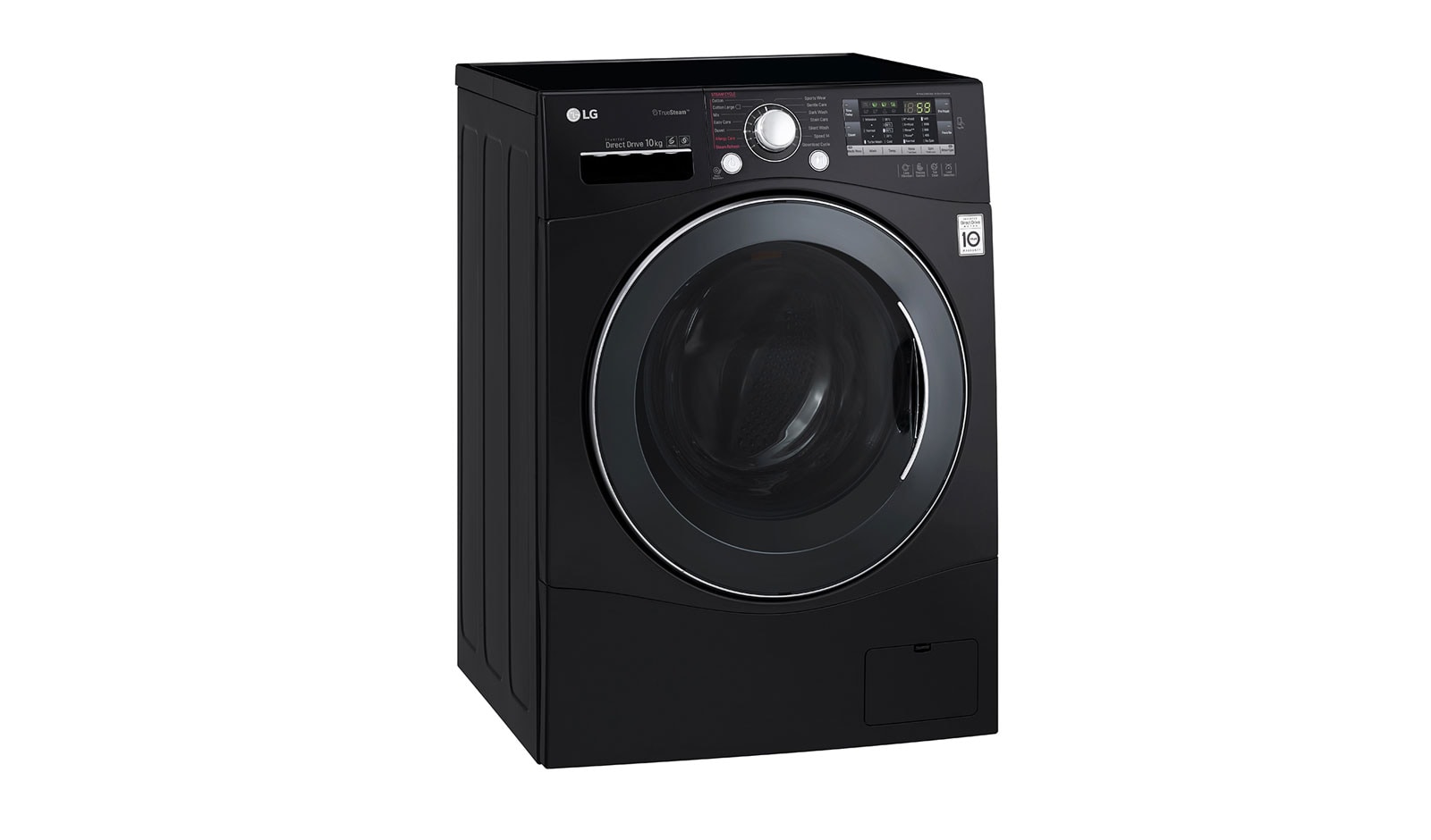 LG 10KG 6 MOTION DD BLACK WASHING MACHINE, FH4A8JDS8