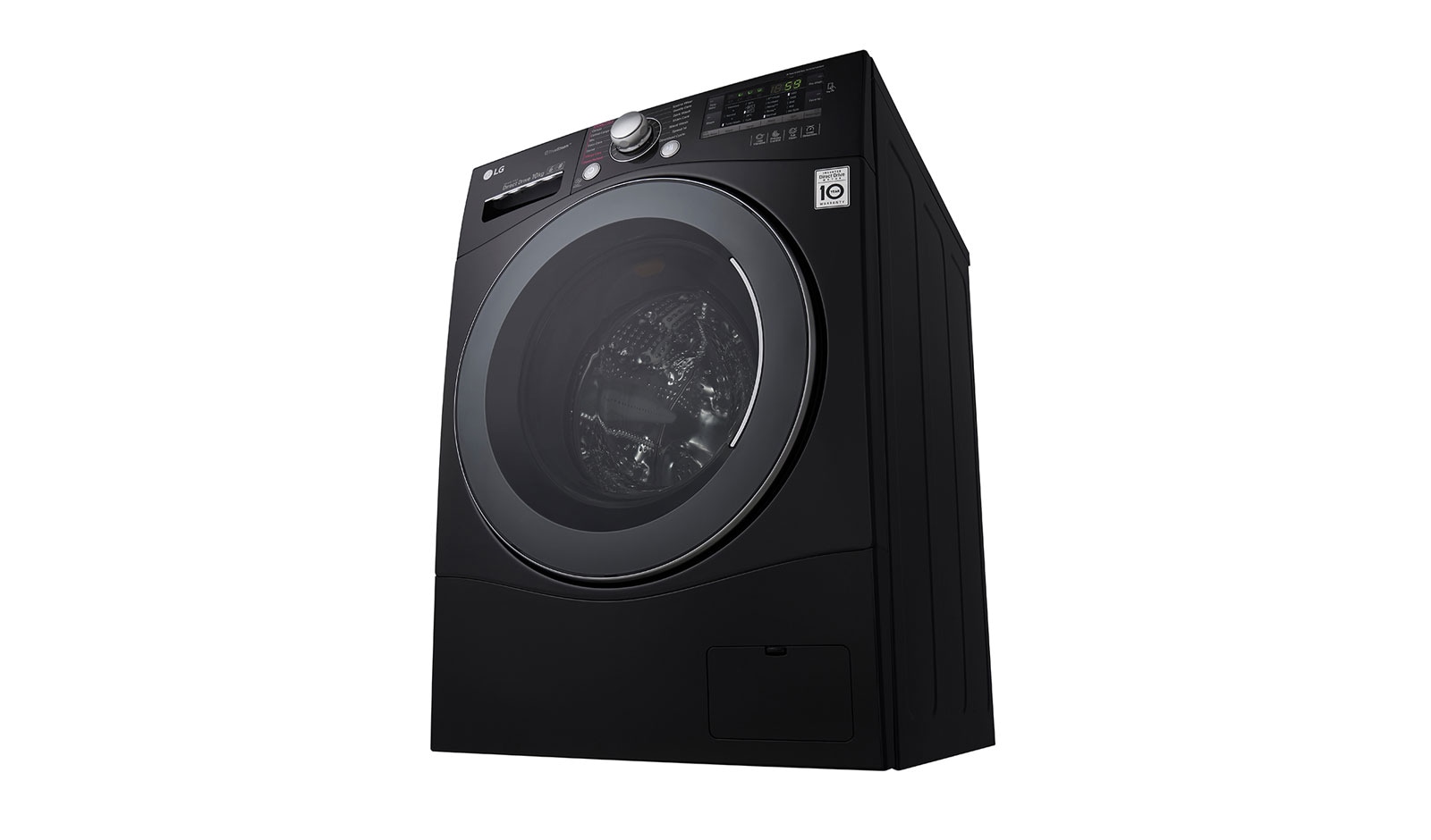 LG 10KG 6 MOTION DD BLACK WASHING MACHINE, FH4A8JDS8