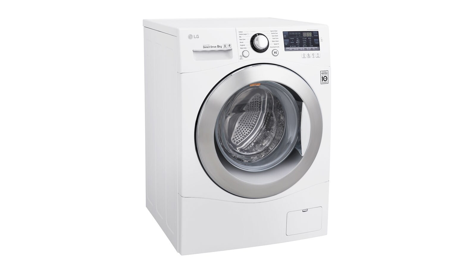 LG 8KG 6 Motion DD Washing Machine With Stylish Chrome Door, FH4A8TDN2