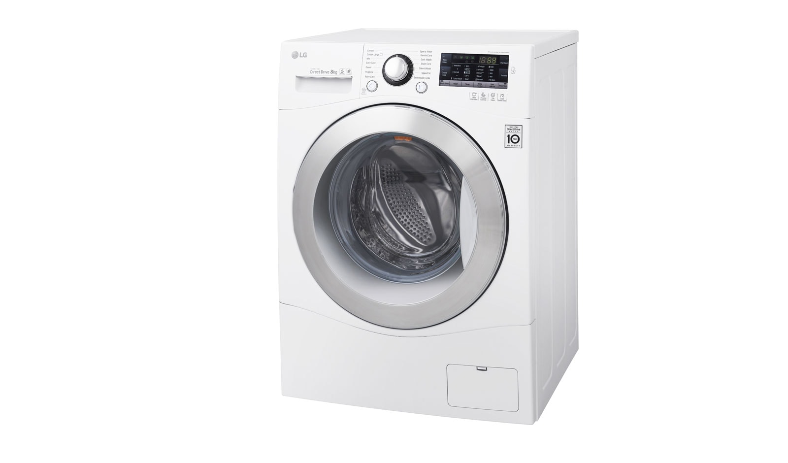 LG 8KG 6 Motion DD Washing Machine With Stylish Chrome Door, FH4A8TDN2