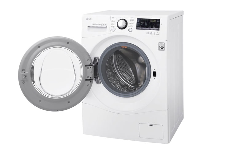 LG 8KG 6 Motion DD Washing Machine With Stylish Chrome Door, FH4A8TDN2