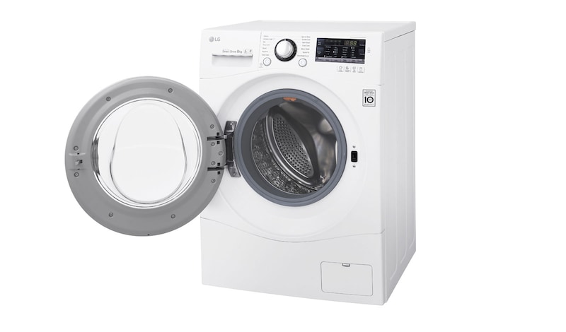 LG 8KG 6 Motion DD Washing Machine With Stylish Chrome Door, FH4A8TDN2