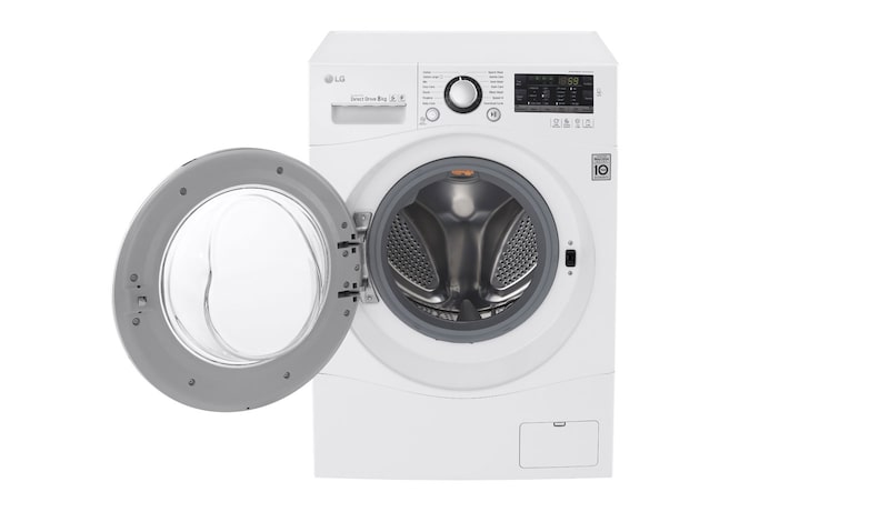 LG 8KG 6 Motion DD Washing Machine With Stylish Chrome Door, FH4A8TDN2