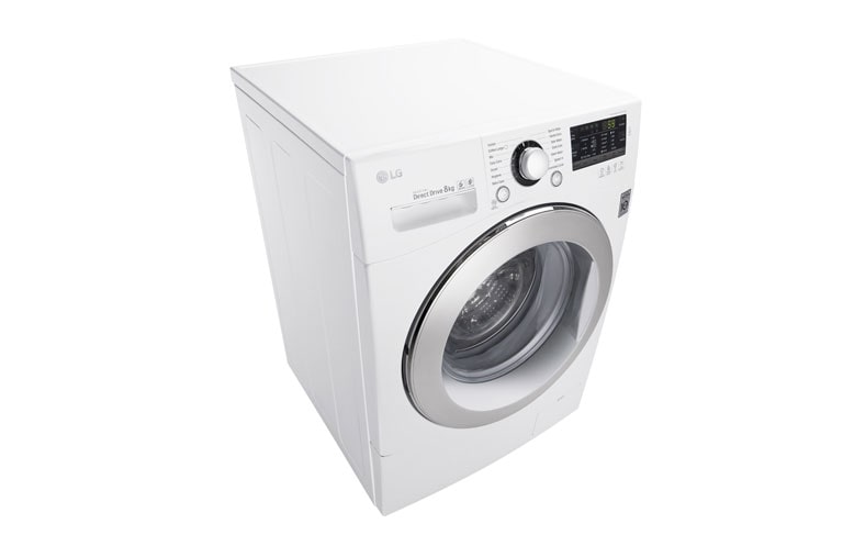 LG 8KG 6 Motion DD Washing Machine With Stylish Chrome Door, FH4A8TDN2