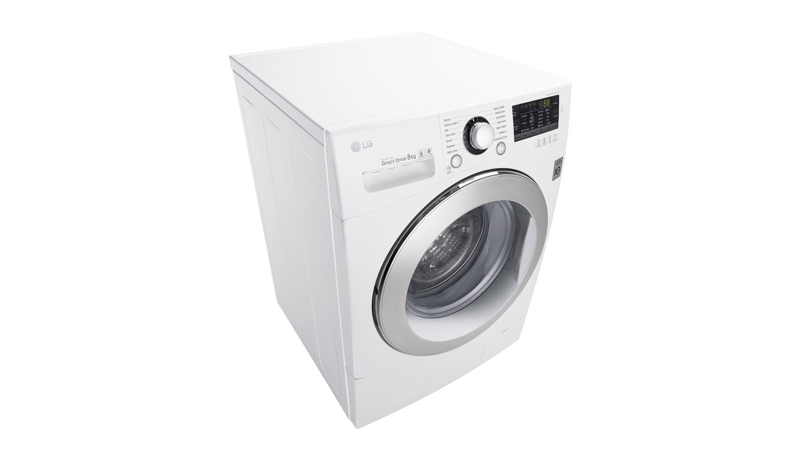 LG 8KG 6 Motion DD Washing Machine With Stylish Chrome Door, FH4A8TDN2