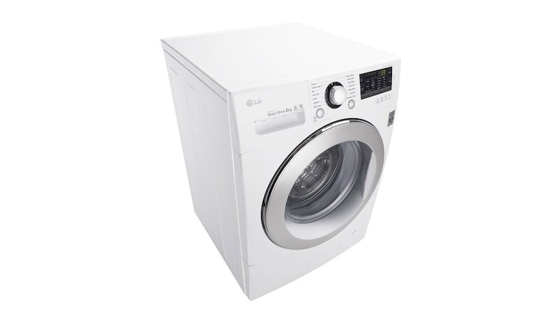 LG 8KG 6 Motion DD Washing Machine With Stylish Chrome Door, FH4A8TDN2