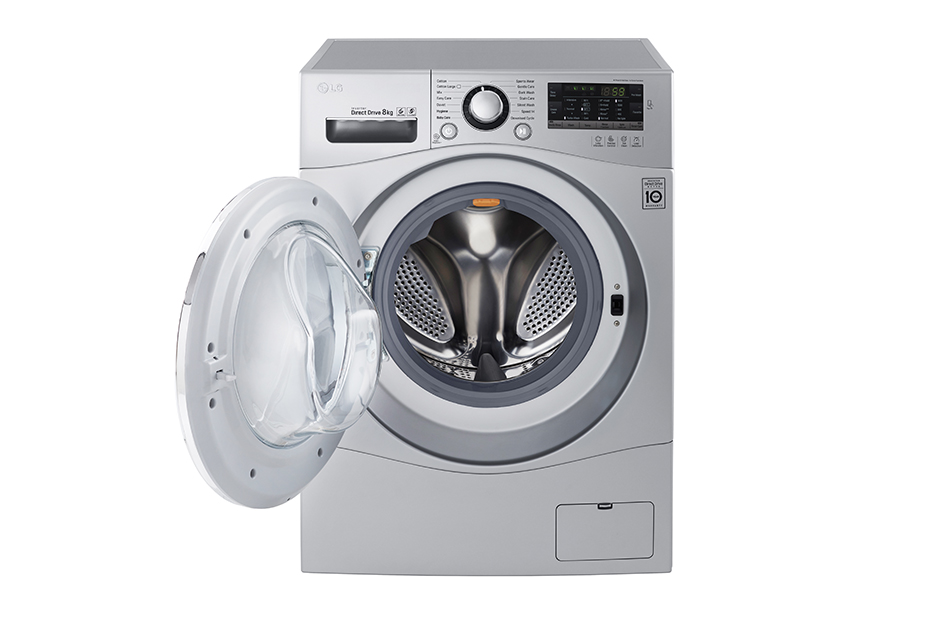 LG 8kg 6 Motion DD Washing Machine With Stylish Chrome Door, FH4A8TDN4