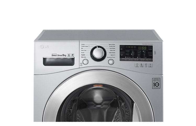 LG 8kg 6 Motion DD Washing Machine With Stylish Chrome Door, FH4A8TDN4