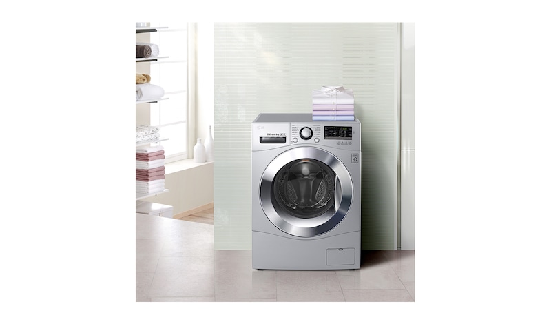 LG 8kg 6 Motion DD Washing Machine With Stylish Chrome Door, FH4A8TDN4