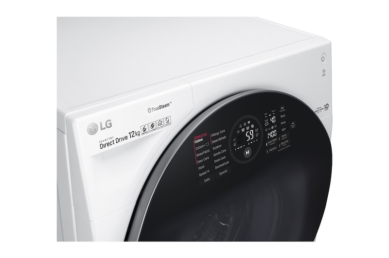 LG 12kg Washing Machine Direct Drive, White, FH4G1BCS2
