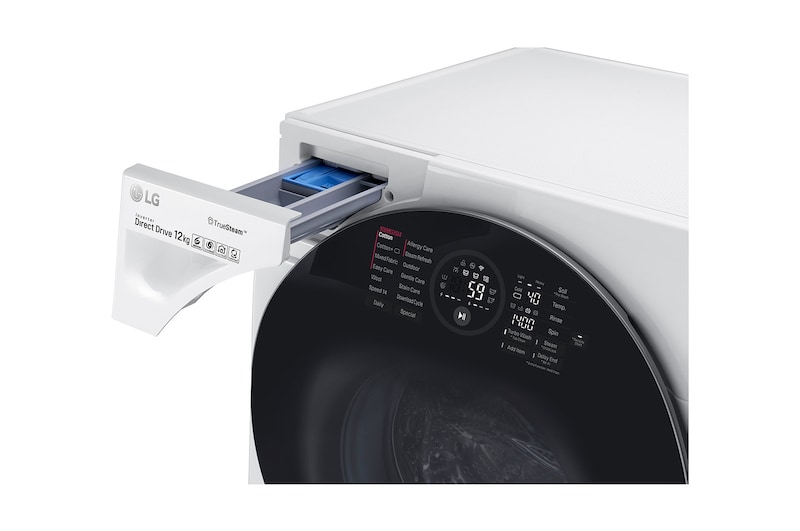 LG 12kg Washing Machine Direct Drive, White, FH4G1BCS2