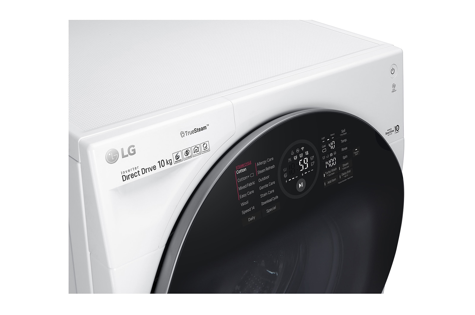 LG 10+2 KG TWINWash™ Washing Machine with True Steam™ and Turbowash™ technology, FH4G1JCS2W