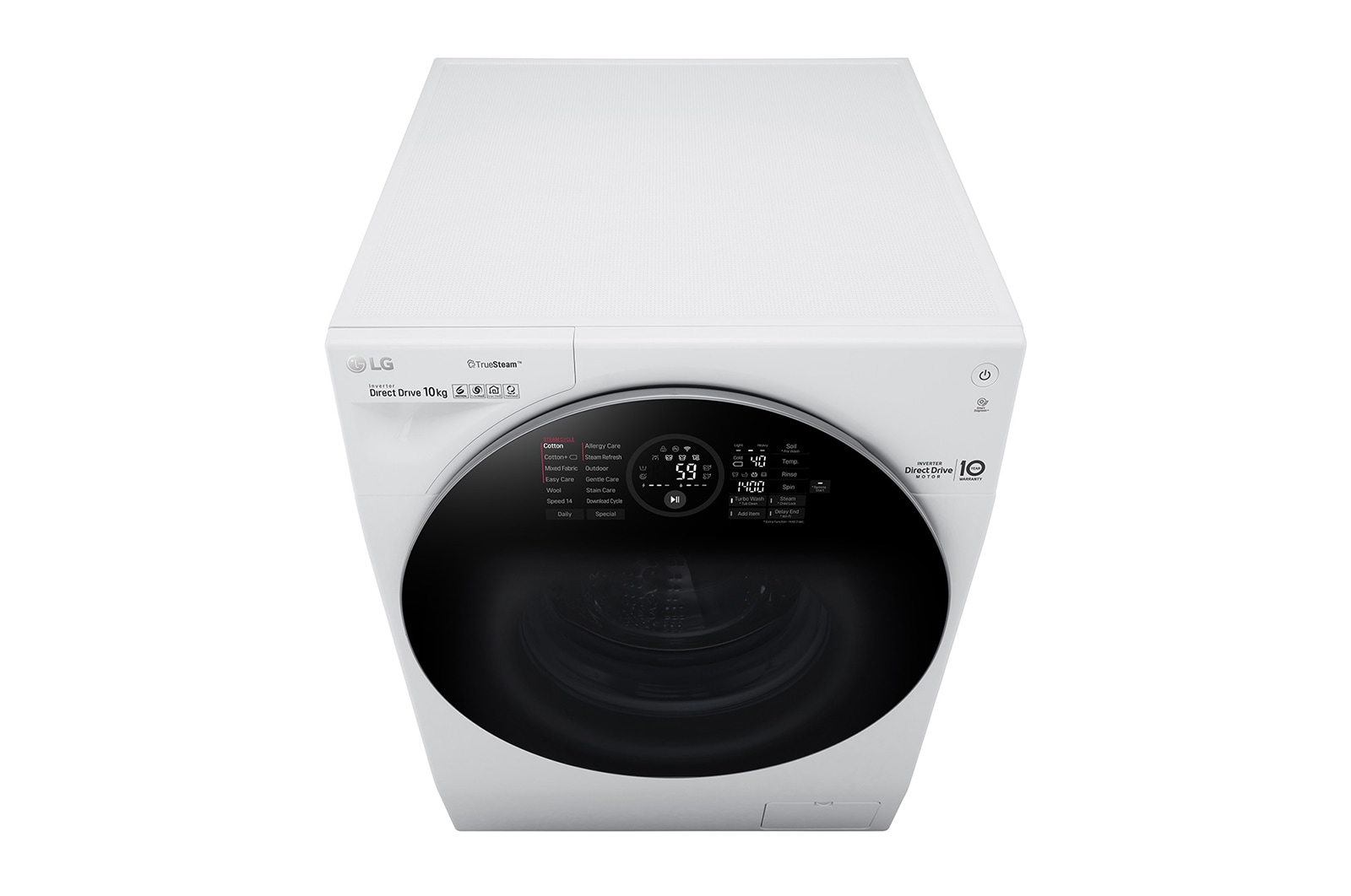 LG 10+2 KG TWINWash™ Washing Machine with True Steam™ and Turbowash™ technology, FH4G1JCS2W