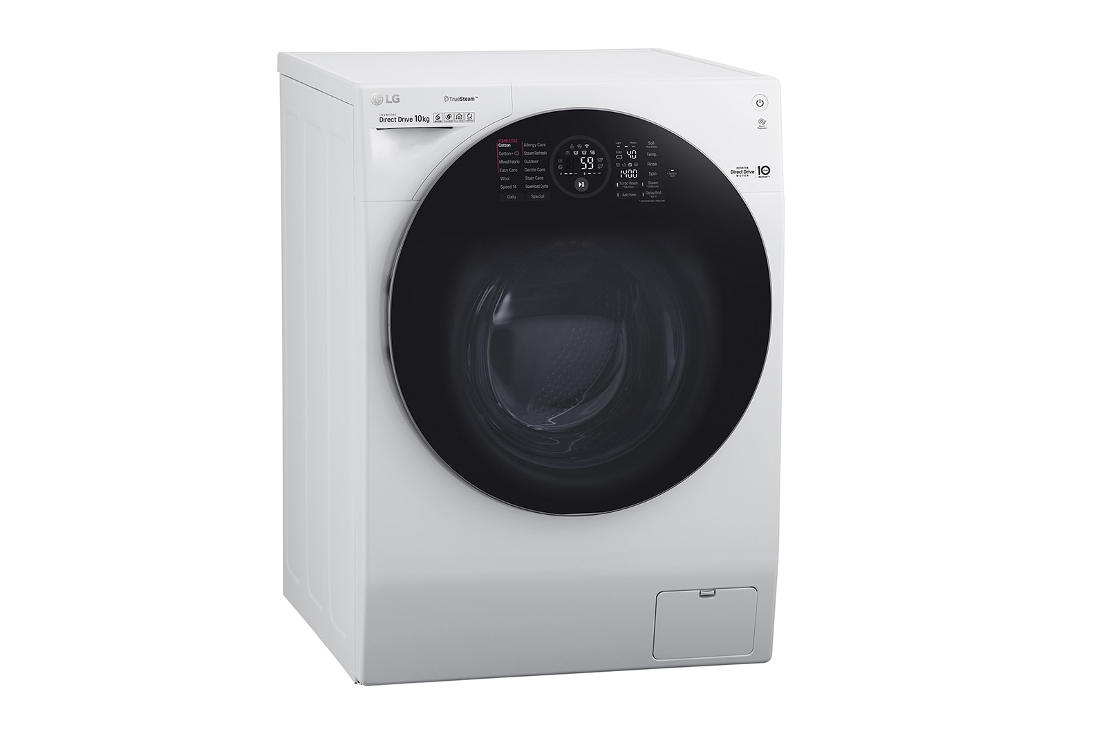 LG 10+2 KG TWINWash™ Washing Machine with True Steam™ and Turbowash™ technology, FH4G1JCS2W