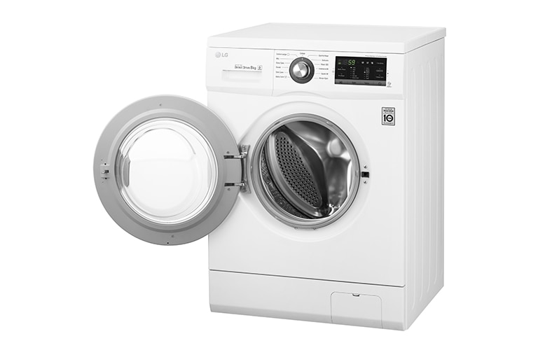 LG 8kg 6 Motion Direct Drive Washing Machine, FH4G6TDN2