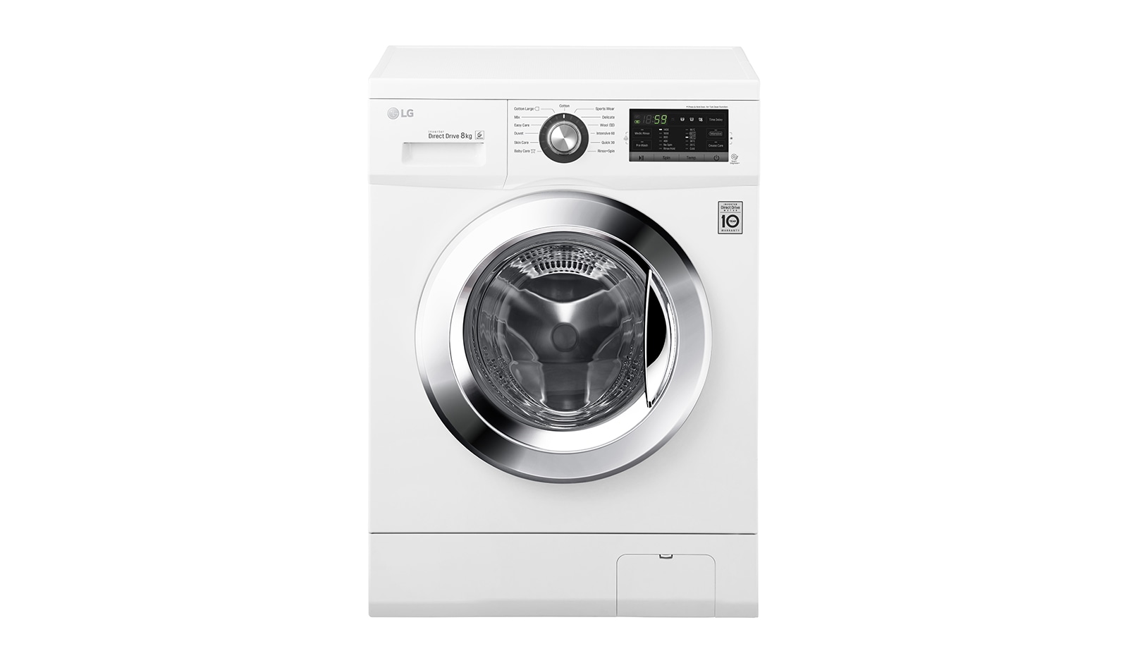 LG 8kg 6 Motion Direct Drive Washing Machine, FH4G6TDN2