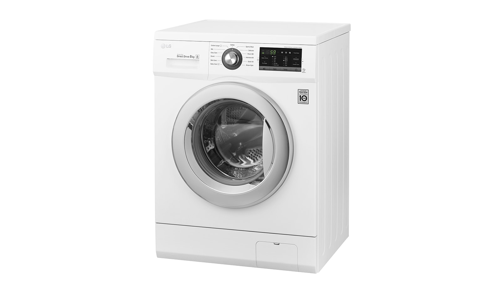 LG 8kg 6 Motion Direct Drive Washing Machine, FH4G6TDN2