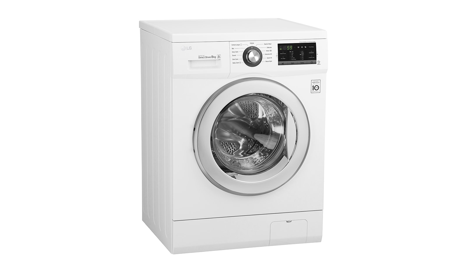 LG 8kg 6 Motion Direct Drive Washing Machine, FH4G6TDN2