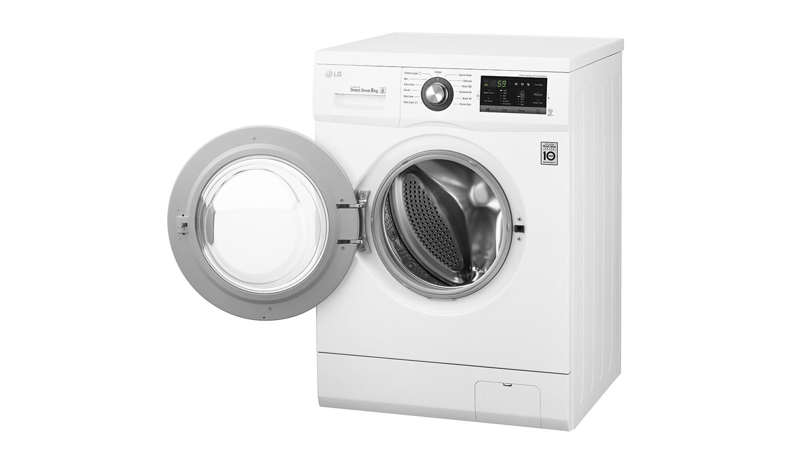 LG 8kg 6 Motion Direct Drive Washing Machine, FH4G6TDN2
