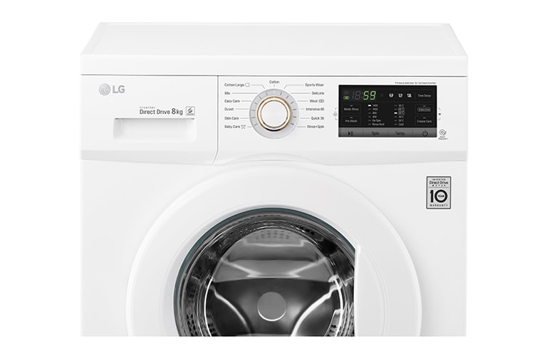 LG 8kg 6 Motion Direct Drive Washing Machine, FH4G7TDN0