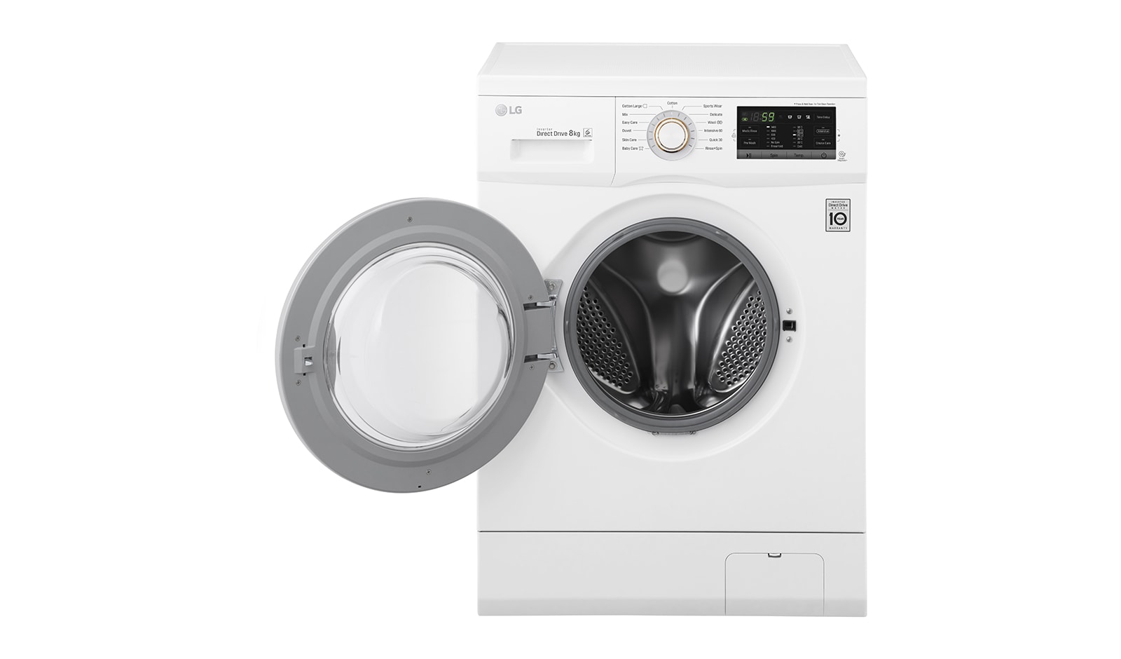 LG 8kg 6 Motion Direct Drive Washing Machine, FH4G7TDN0
