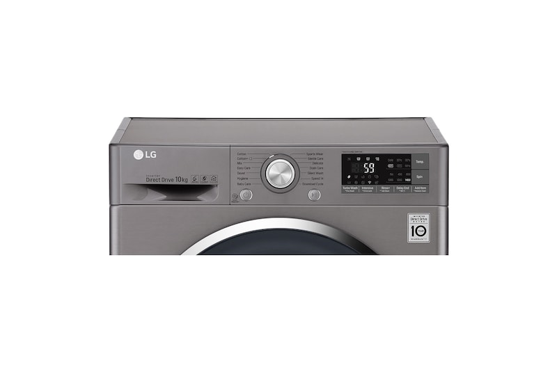 LG Direct Drive FH4U2JCN8 Smart 10Kg Washing Machine - Graphite, FH4U2JCN8