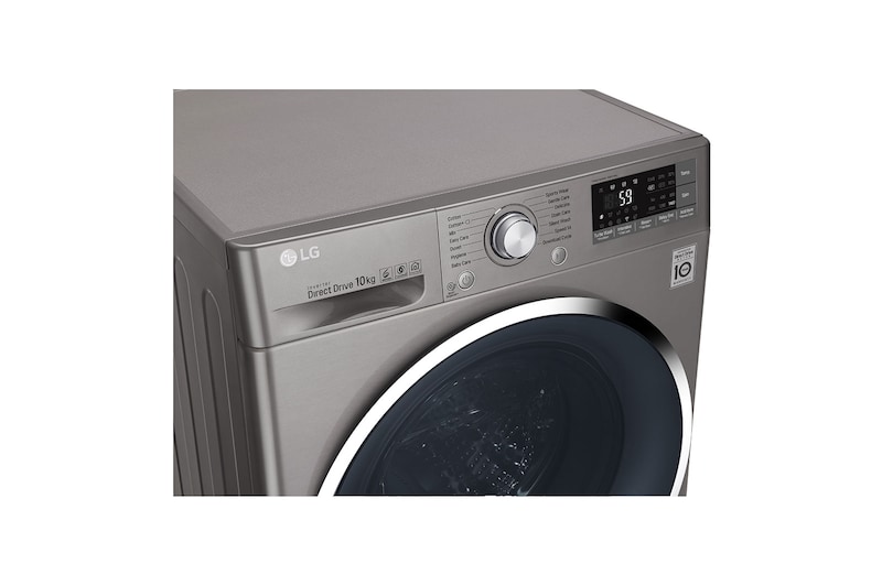 LG Direct Drive FH4U2JCN8 Smart 10Kg Washing Machine - Graphite, FH4U2JCN8