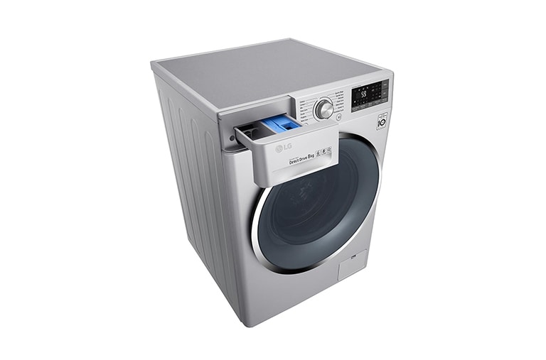 LG 8 KG Washing Machine with Turbowash™ technology and Inverter Direct Drive Motor, FH4U2TDN2L