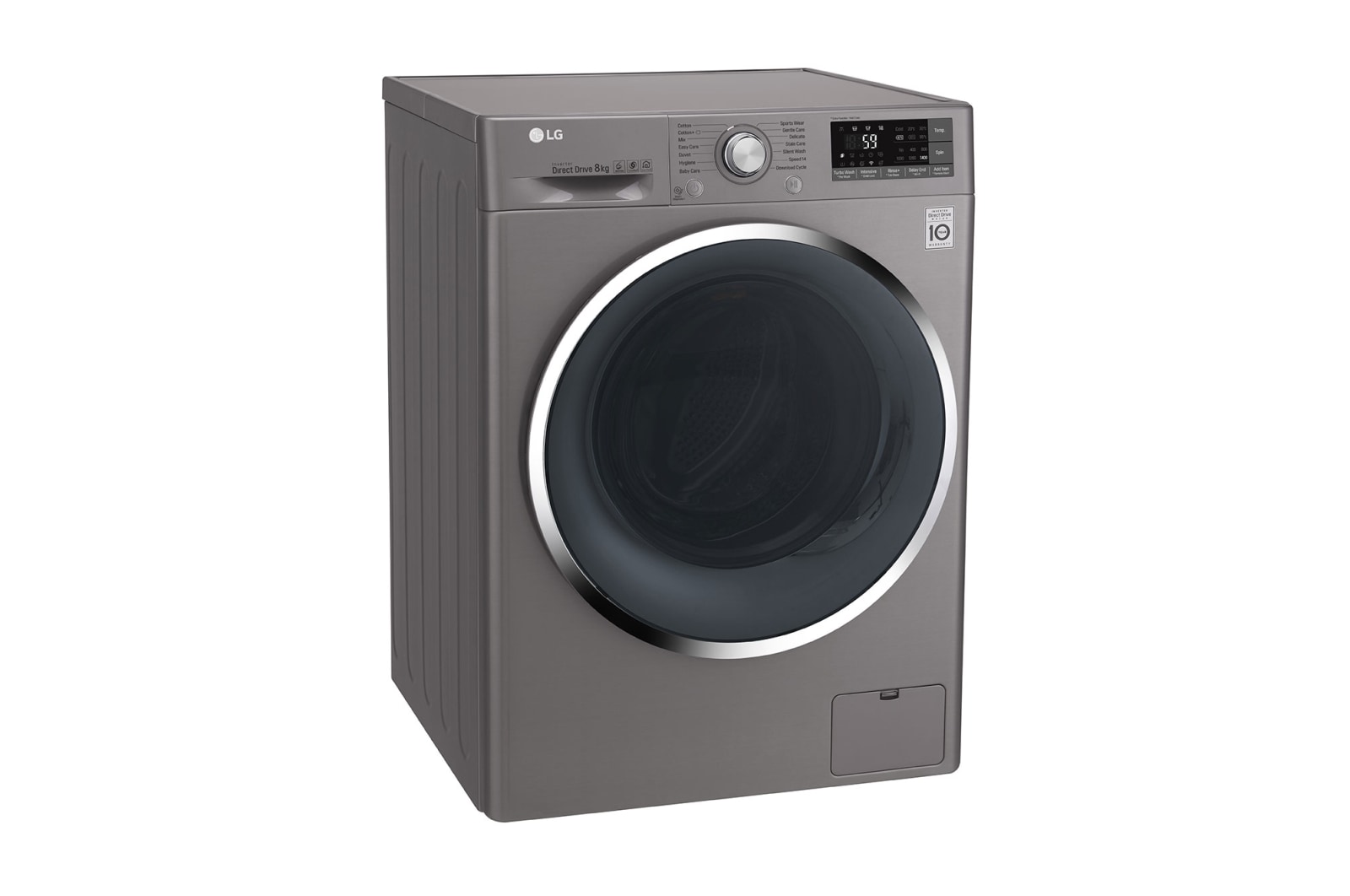 LG Direct Drive FH4U2TDN2S Smart 8Kg Washing Machine - Graphite, FH4U2TDN2S