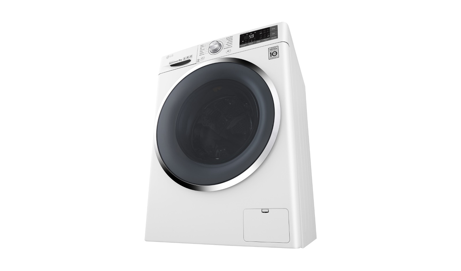 LG 8 KG Washing Machine with Turbowash™ technology and Inverter Direct Drive Motor, FH4U2TDN2W