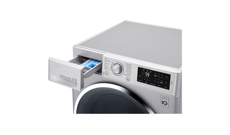 LG 9 KG Washing Machine with Turbowash™ technology and Smart ThinQ™ connectivity, FH4U2VCN4