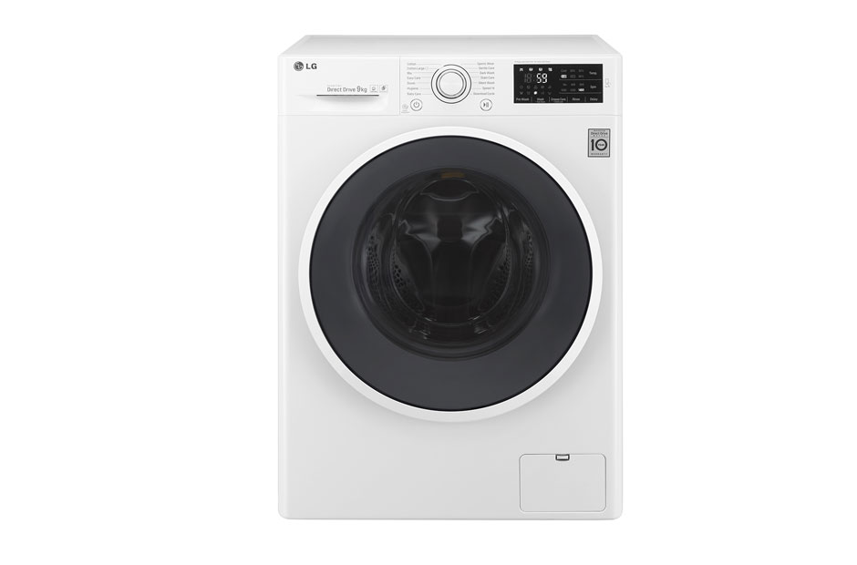 Front view of 9kg 6 Motion DD Washing Machine with TurboWash™ FH4U2VDN1