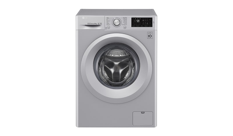 Front view of 8KG Washing Machine with multiple Wash Programs and Smart ThinQ connectivity W3J5TN4L