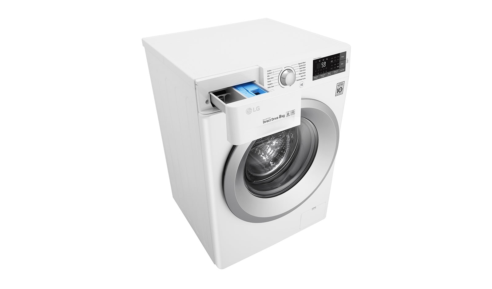 LG 8KG Washing Machine with multiple Wash Programs and Smart ThinQ connectivity, W5J5TN4WW