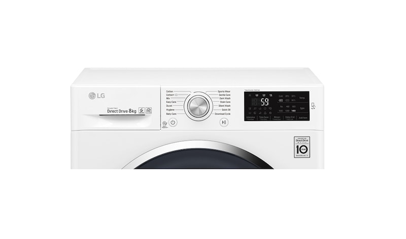 LG 8KG Washing Machine with multiple Wash Programs and Smart ThinQ connectivity, W5J6TN2W