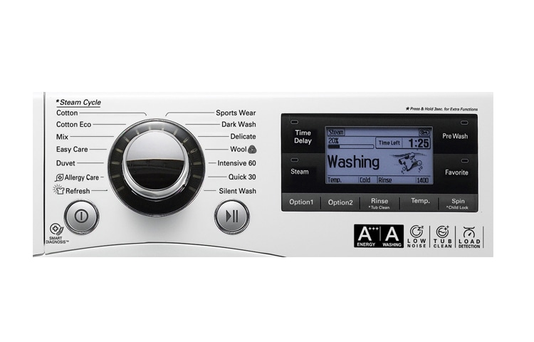 LG 11kg Steam 6 Motion Direct Drive Washing Machine, F1495KDS