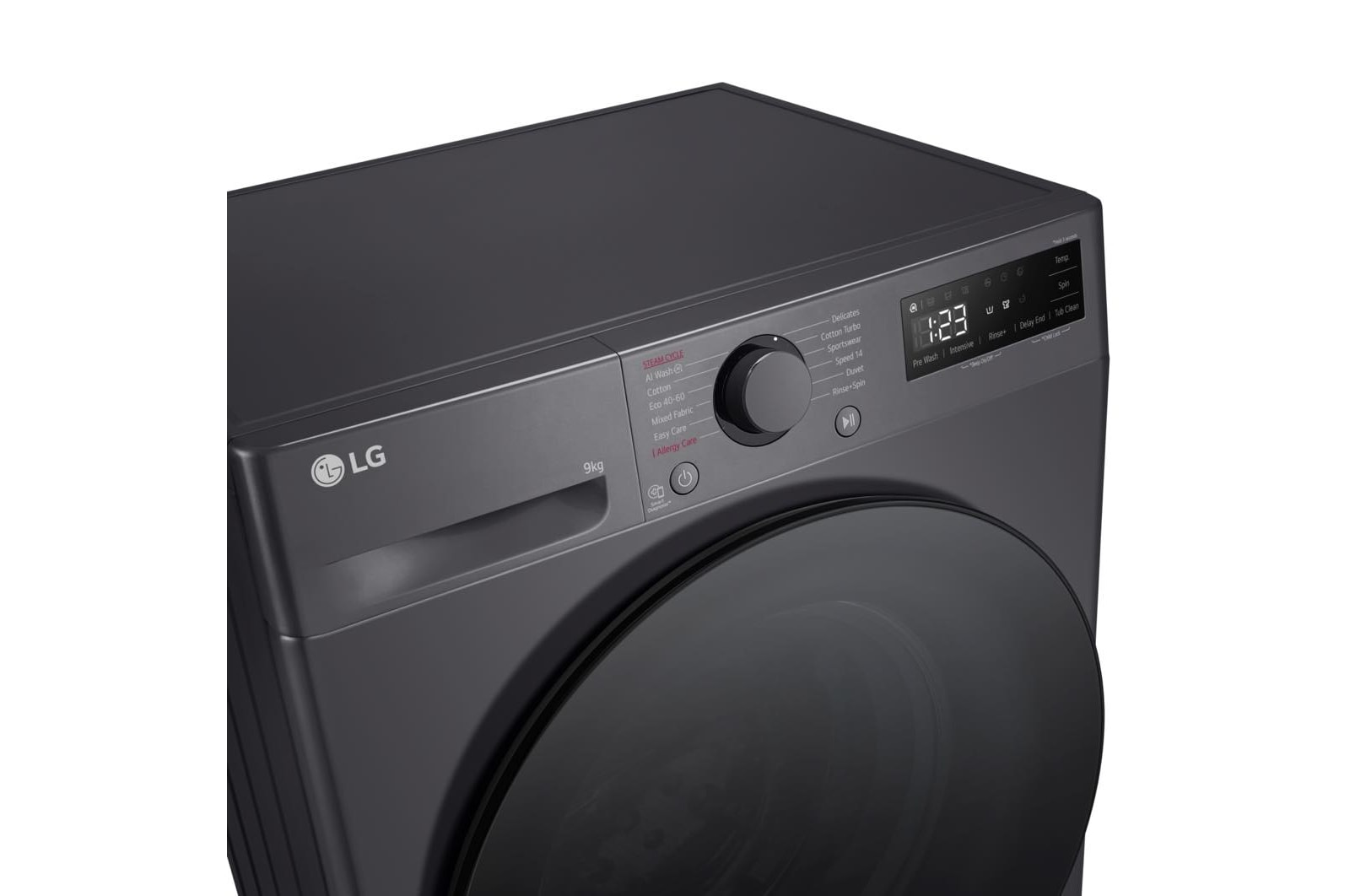LG 9kg Counter-Depth MAX™ Washing Machine, Slate Grey, F2A509GBLN1