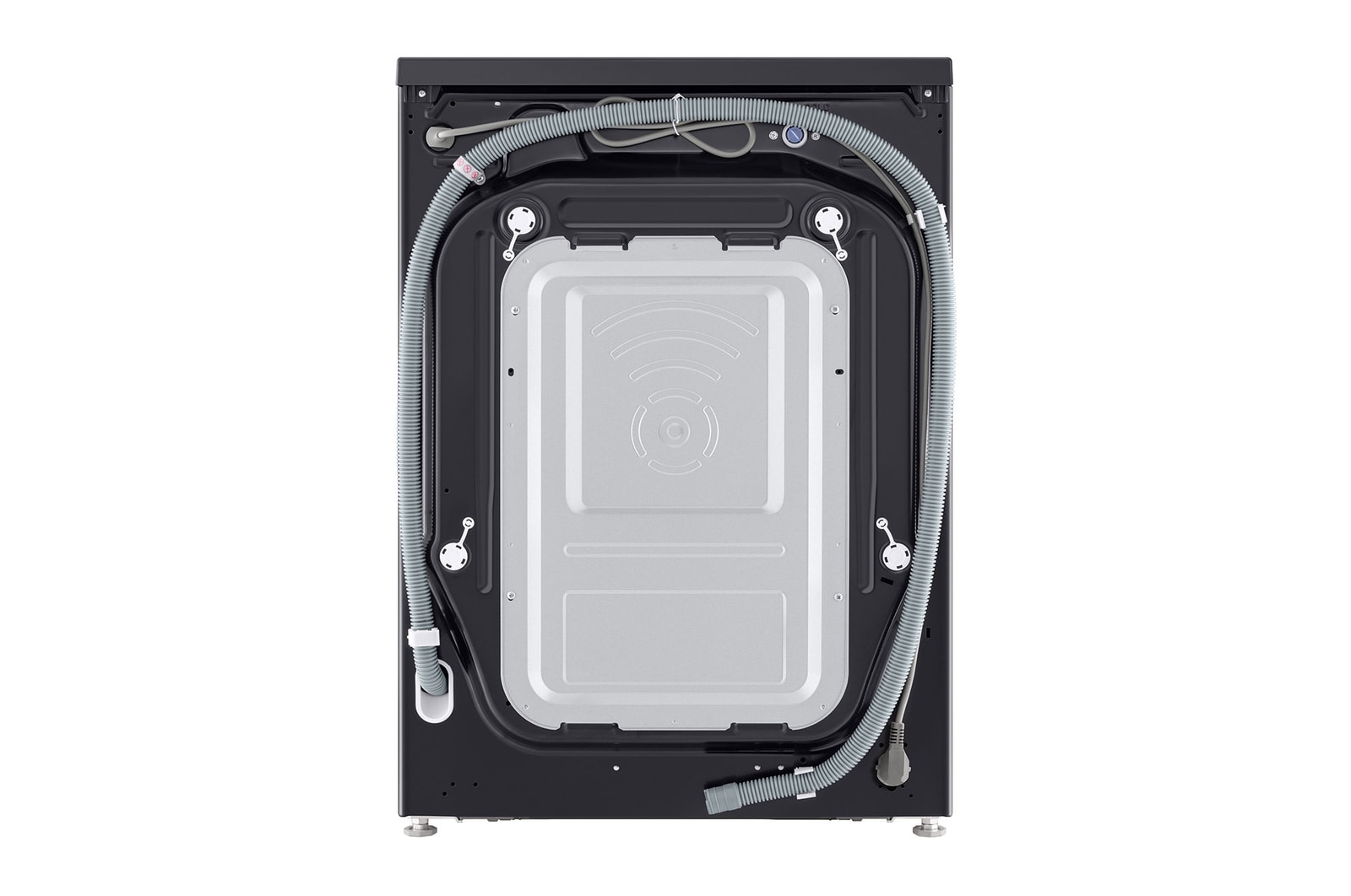 An image for dimension and installation of LG front load washing machine