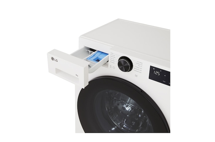 Detailed view of the knob and the display