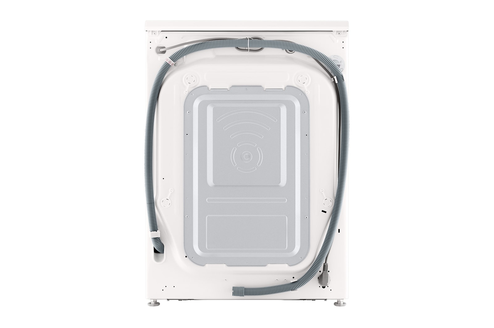 An image for dimension and installation of LG front load washing machine